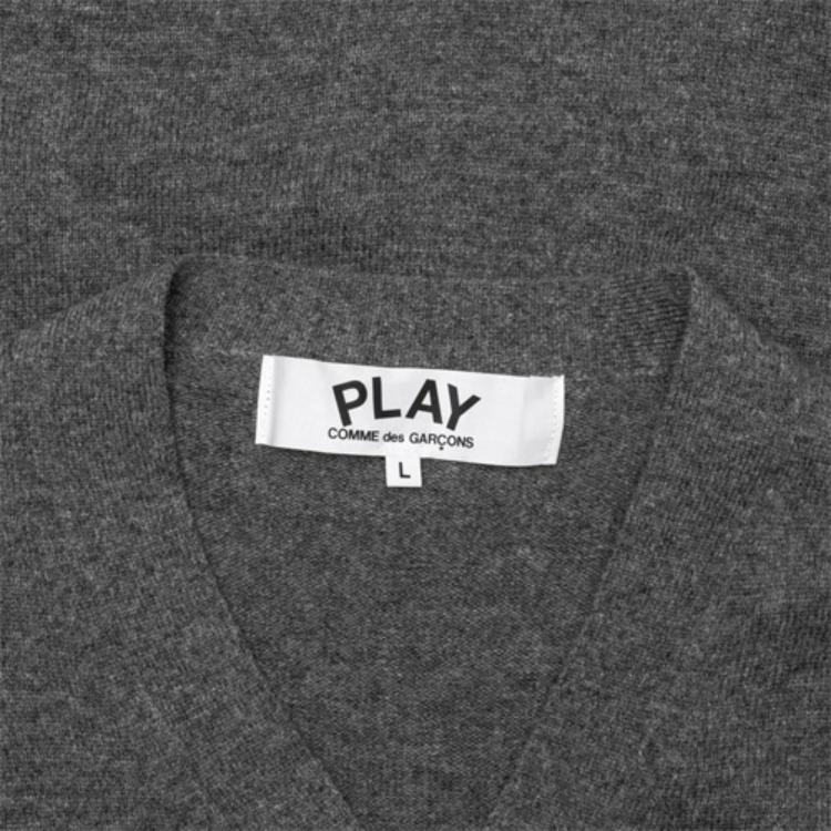 Cdg Play Twin Heart Logo Sweater — фото 2