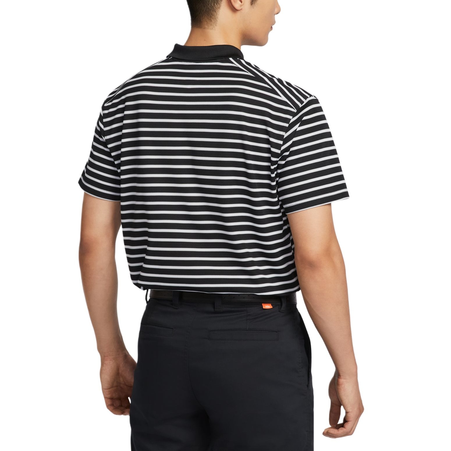 Nike Dri-FIT Victory Polo 010 Black/White — фото 7