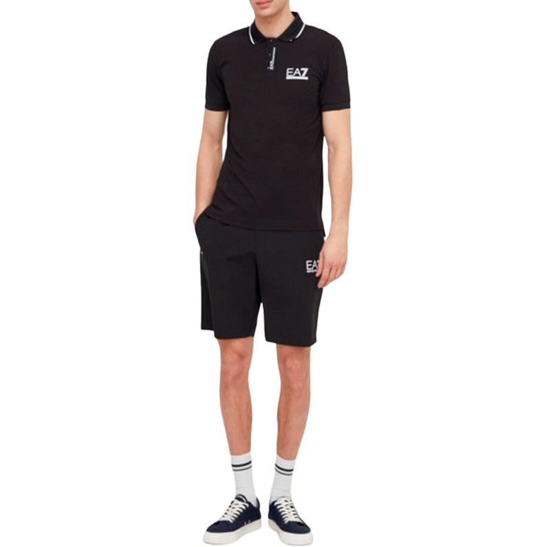 Emporio Armani EA7 Black Shorts — фото 4