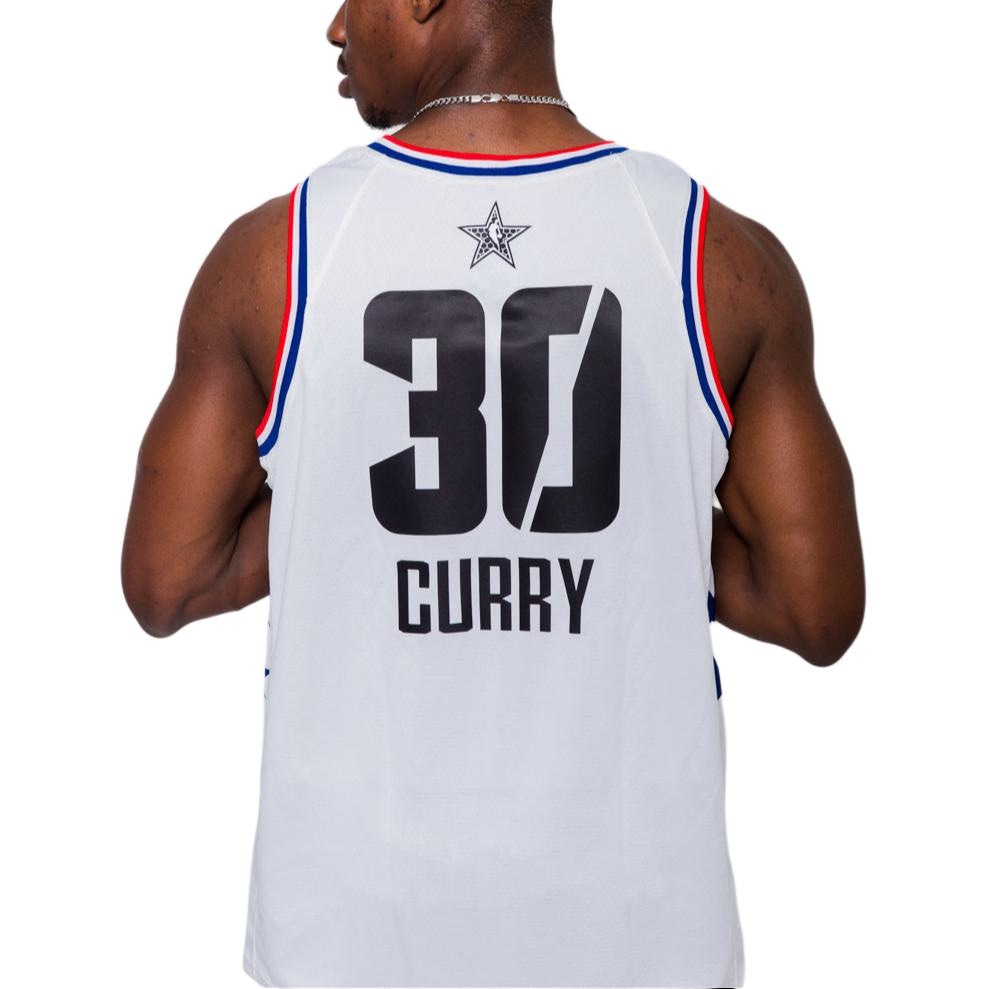 Jordan NBA All-Star Curry Jersey White — фото 4