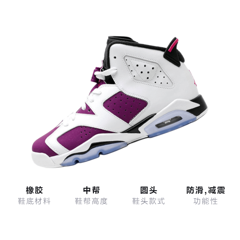 Jordan Air Jordan 6 Retro Grape GS — фото 2