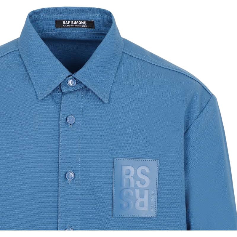 Raf Simons FW22 Blue Shirt — фото 4