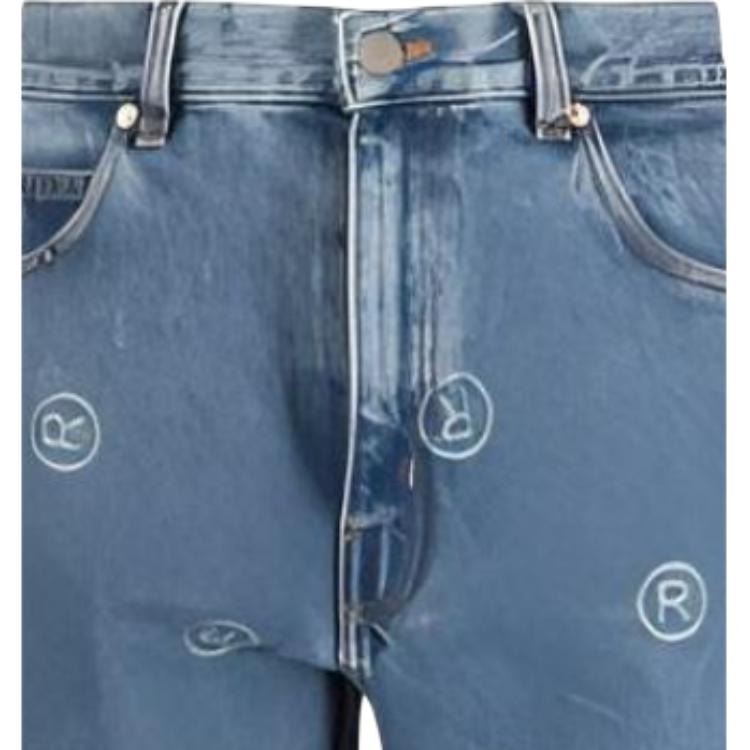 Martine Rose Logo Denim Pants — фото 4