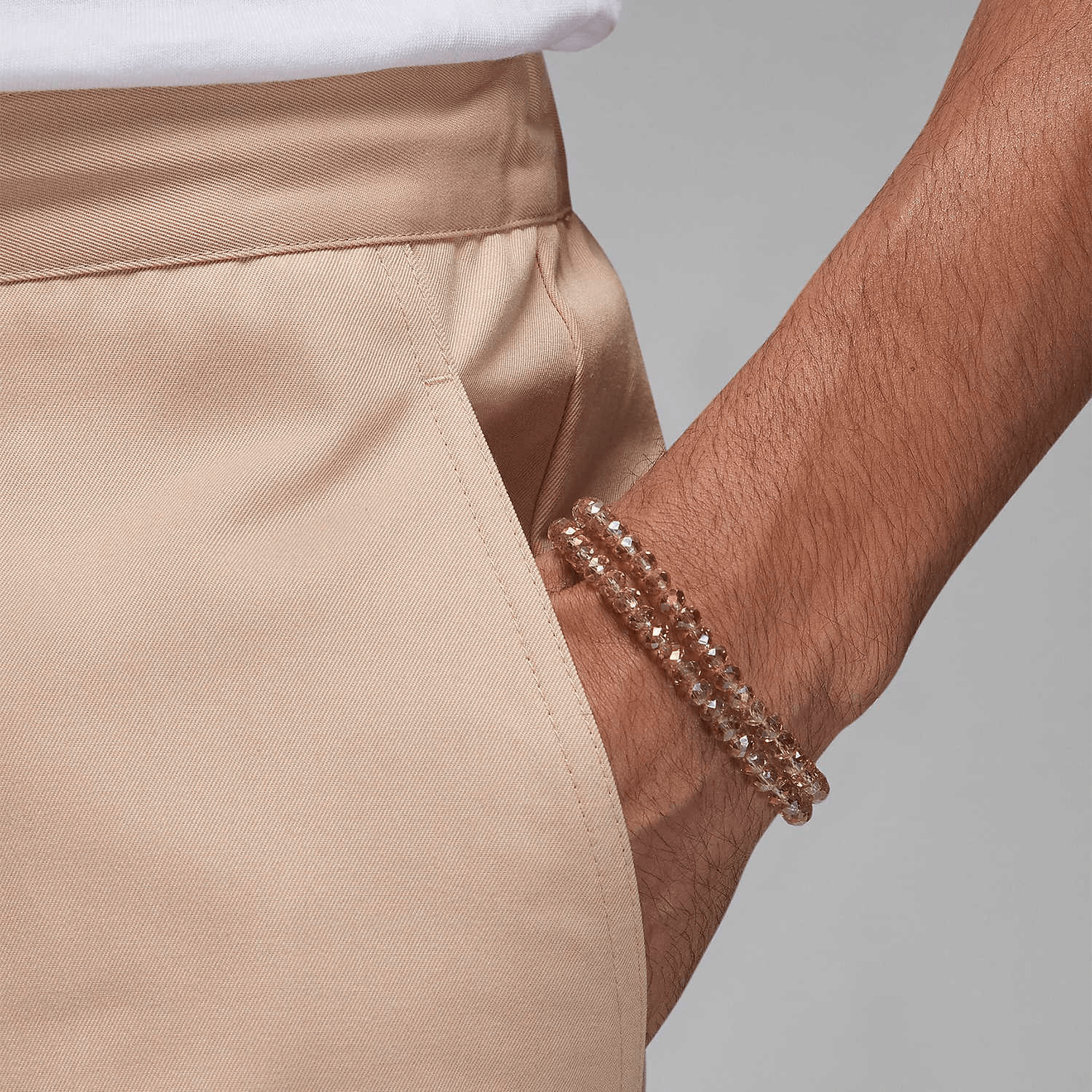 Jordan x J Balvin Lounge Pants Light Khaki — фото 3