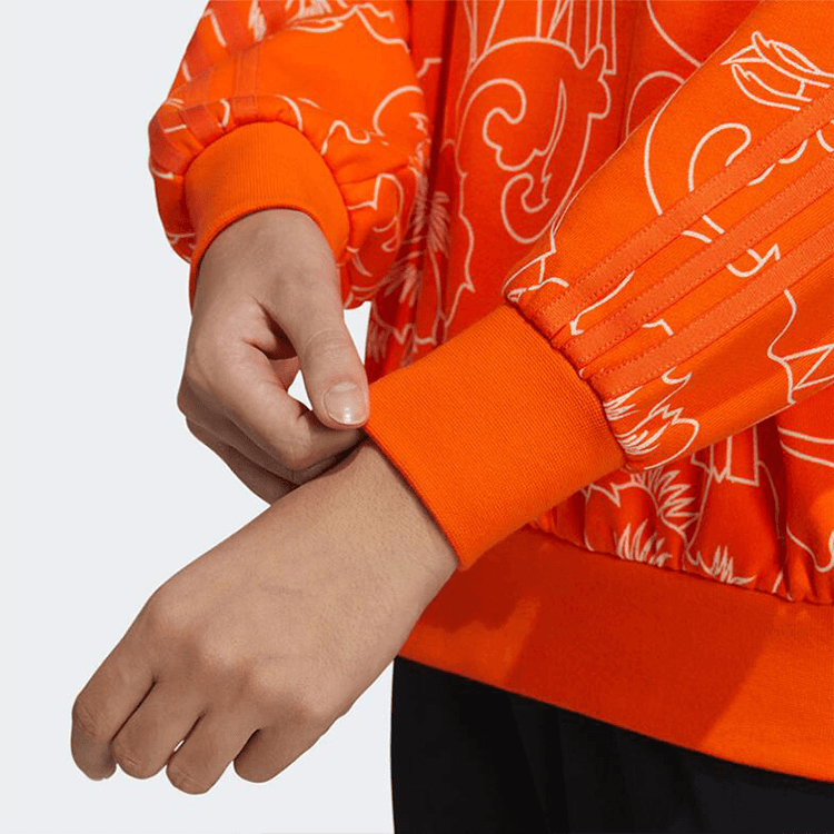 Adidas Aop Sweat Orange — фото 5