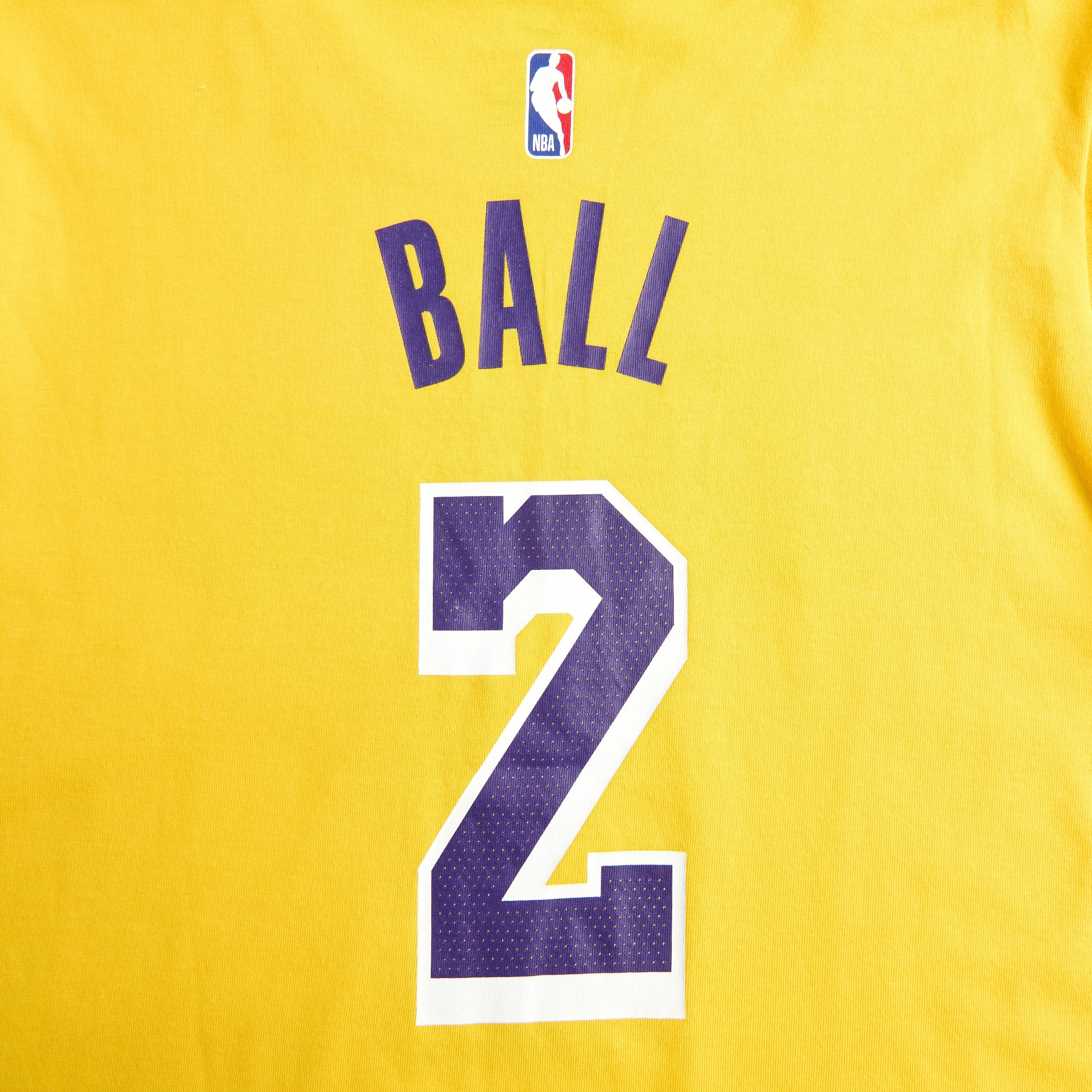 Nike NBA Lakers Dri-Fit Ball Tee Yellow — фото 3