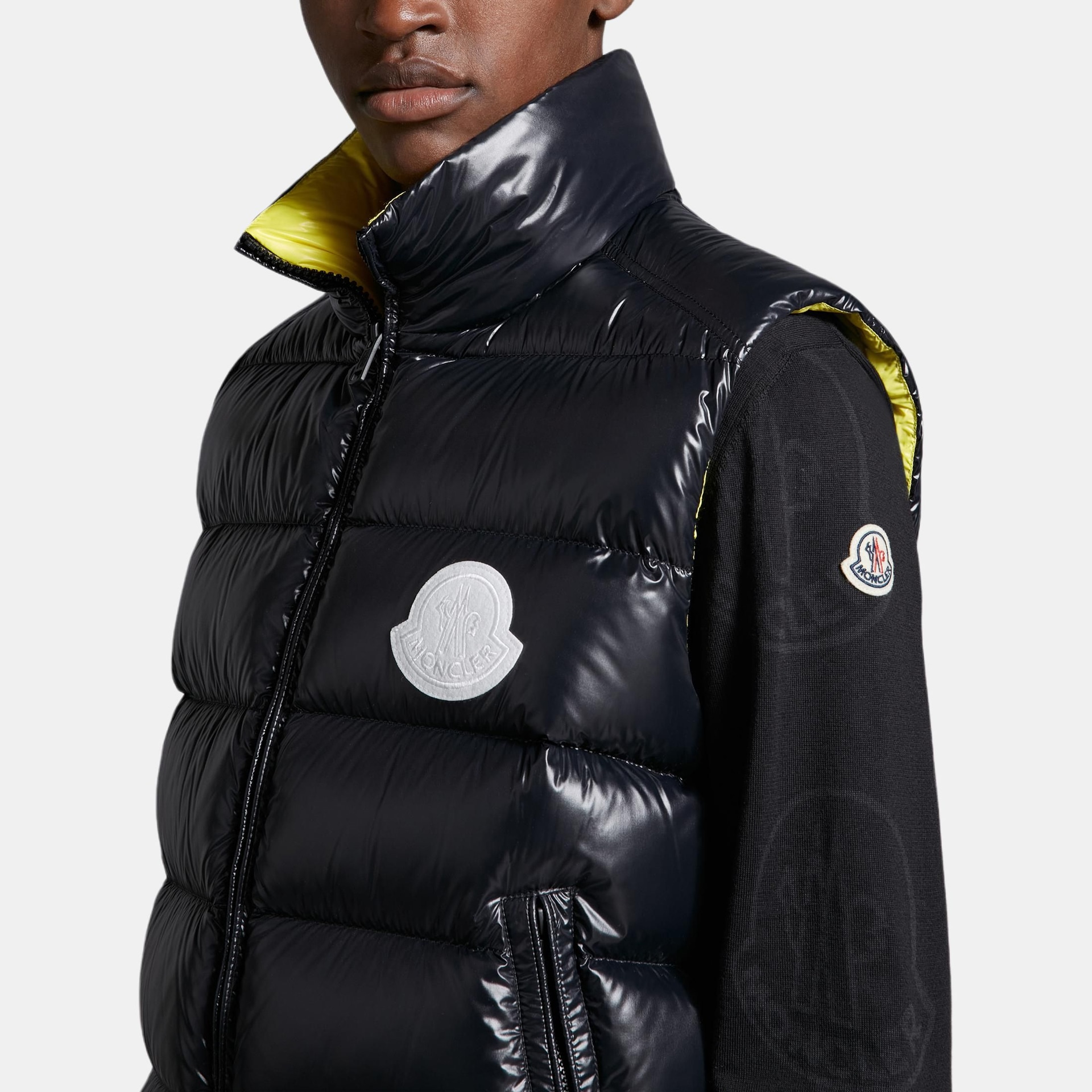 Moncler SS24 Black Vest — фото 6
