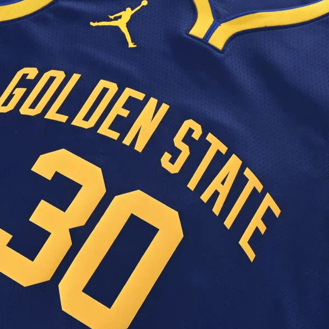 Jordan NBA Warriors Curry 30 Jersey — фото 5