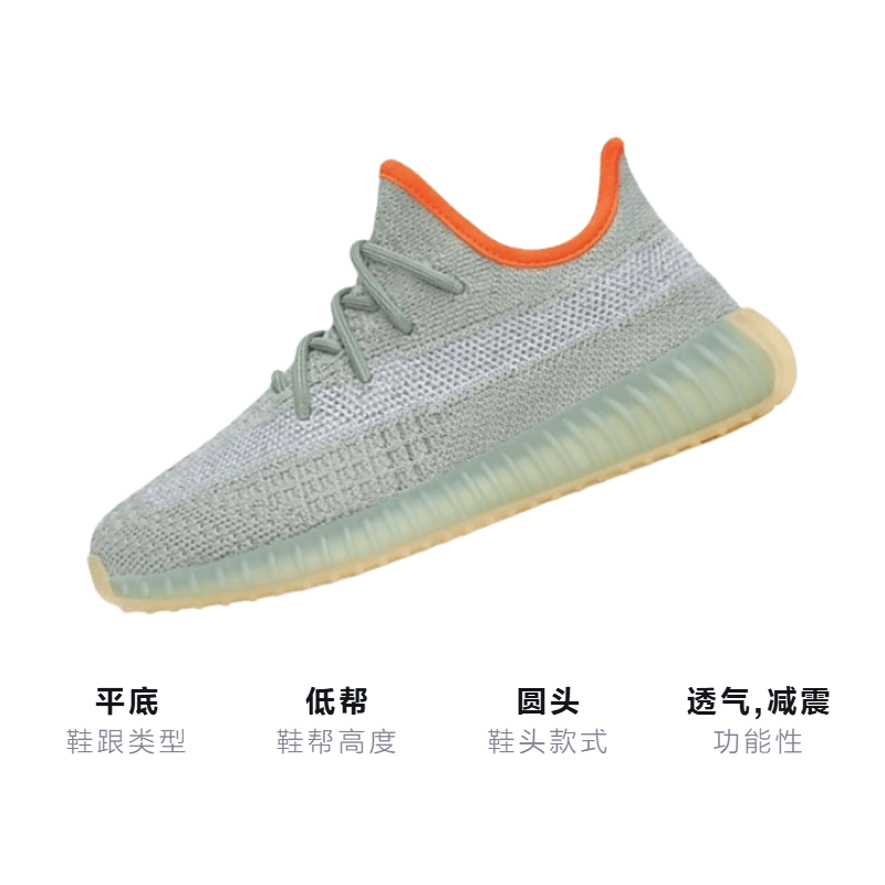 adidas originals Yeezy Boost 350 V2 "Desert Sage" — фото 2