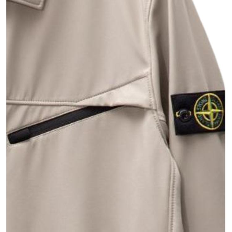 Stone Island Light Soft Shell-R Jacket Pigeon Grey — фото 5