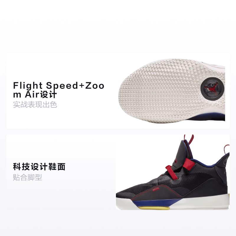 Jordan Air Jordan 33 Tech Pack Black Red — фото 1