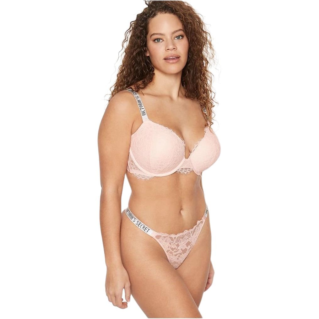 Victoria'S Secret Bridal Lace Panties Pink — фото 1