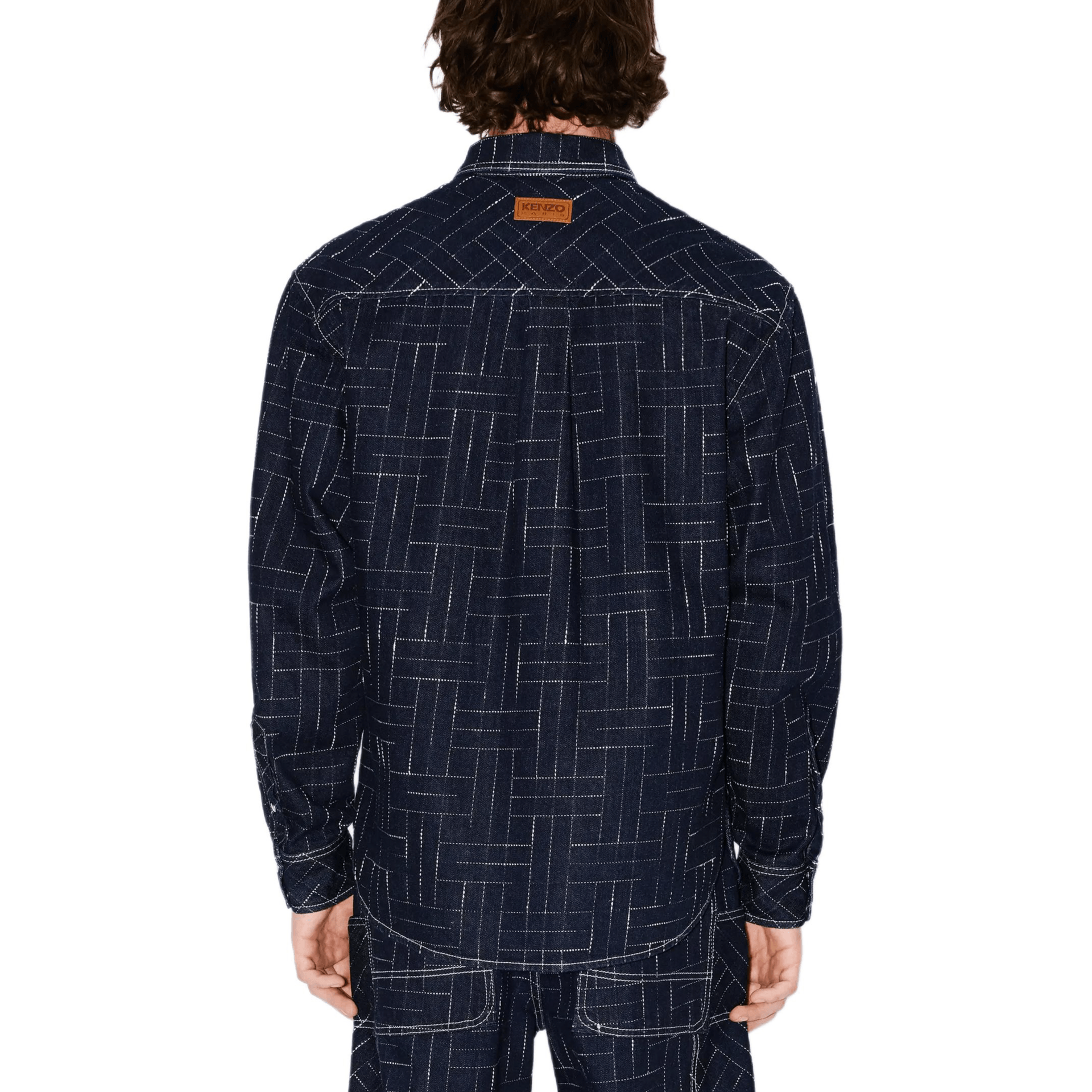 Kenzo Weave Long Sleeve Shirt — фото 3