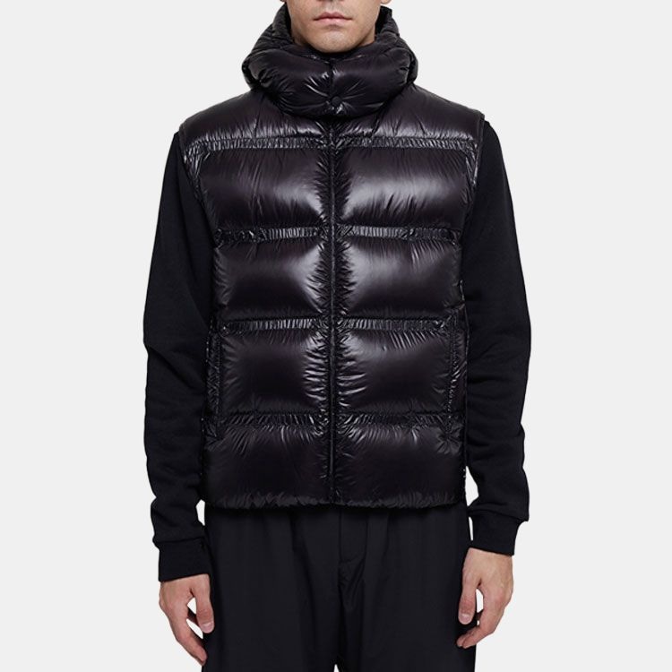 Moncler Genius Down Vest Hooded Black — фото 2