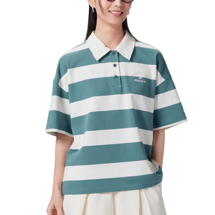 New Balance Polo Shirt Green — фото 3