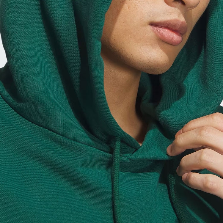 Adidas Small Logo Hoodie Forest Green — фото 4