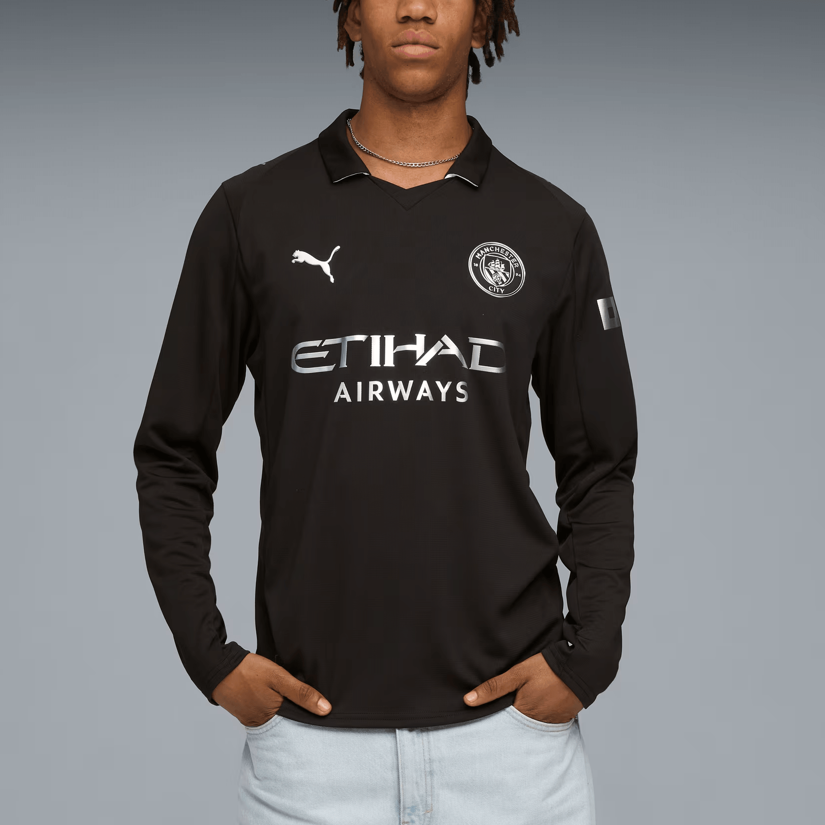 Puma Manchester City SS25 Away Jersey Long Sleeve — фото 7
