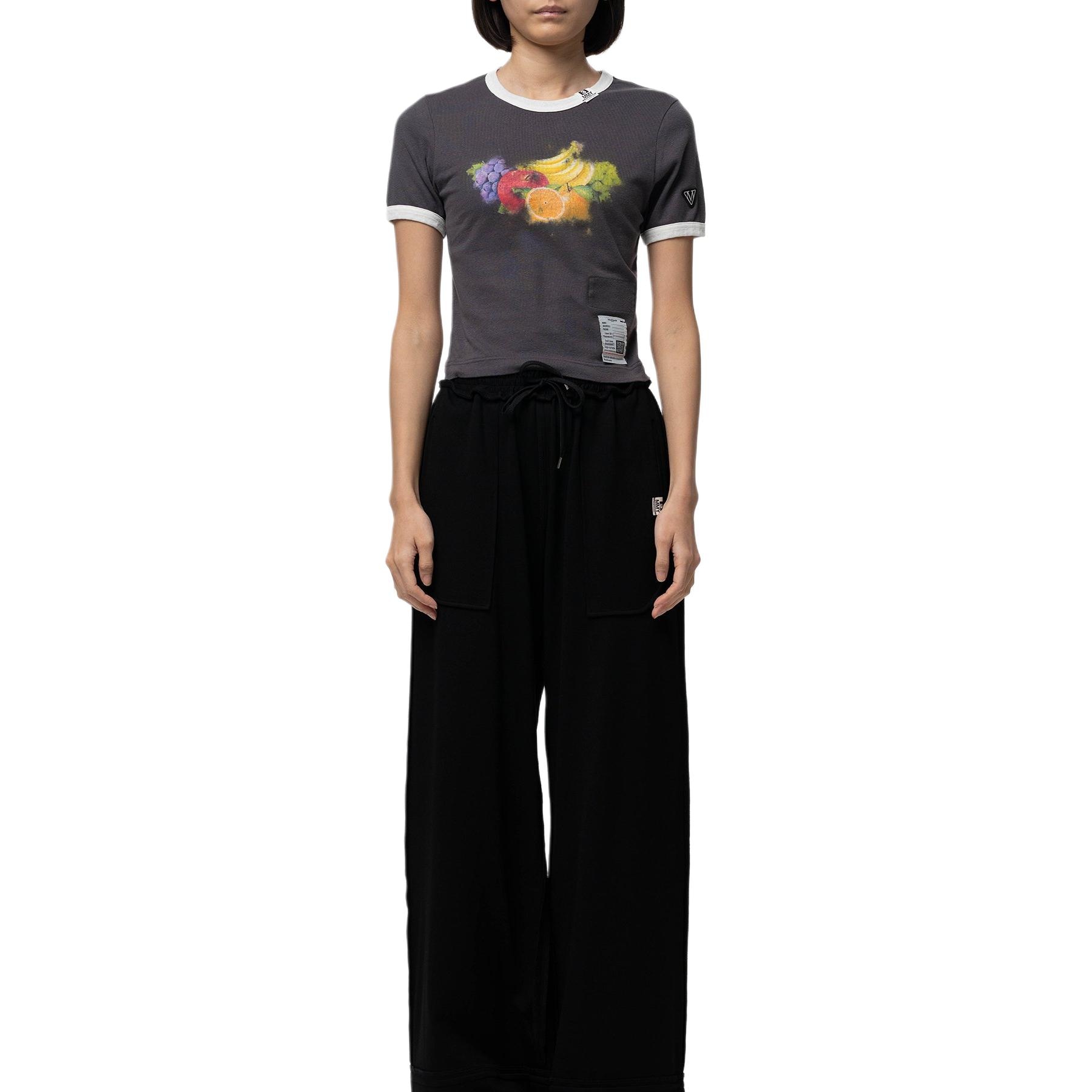 Mihara Yasuhiro MMY SS26 Fruit Printed Ringer Mini T-shirt 2026 T — фото 4