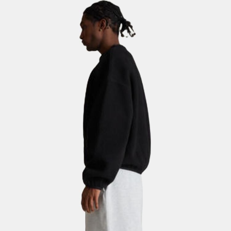 Fear Of God Essentials Crewneck Sweater Jet Black — фото 11
