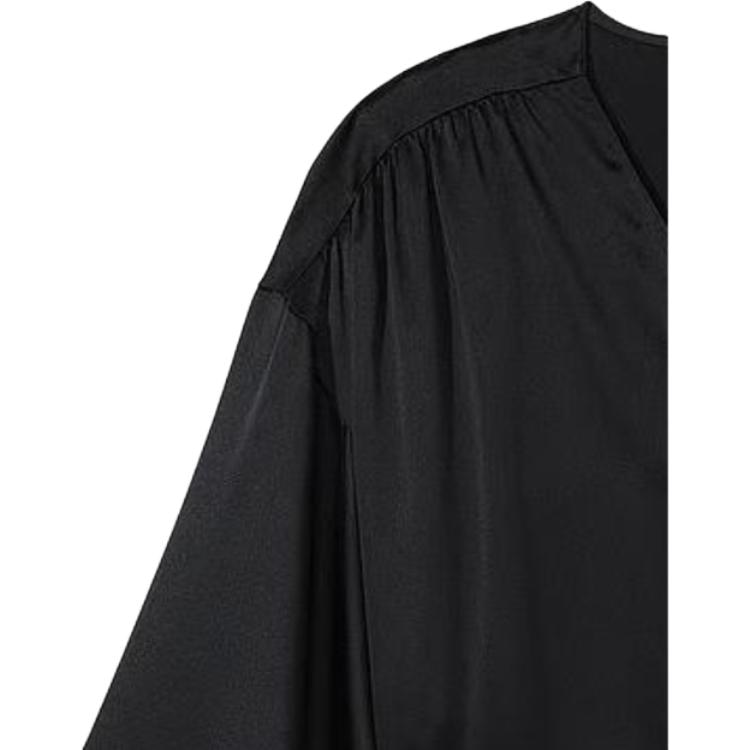 Victoria'S Secret Bride Embellished Satin Short RobeBlack — фото 3