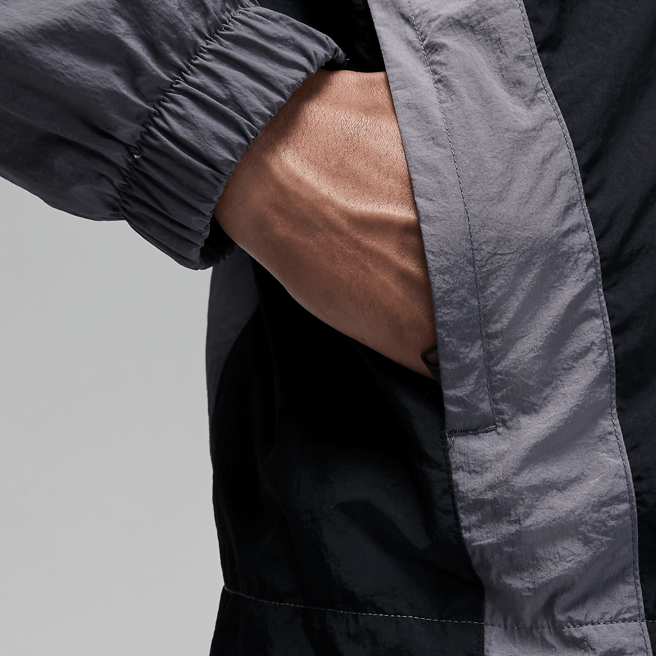 Jordan Jacket Grey Black — фото 4