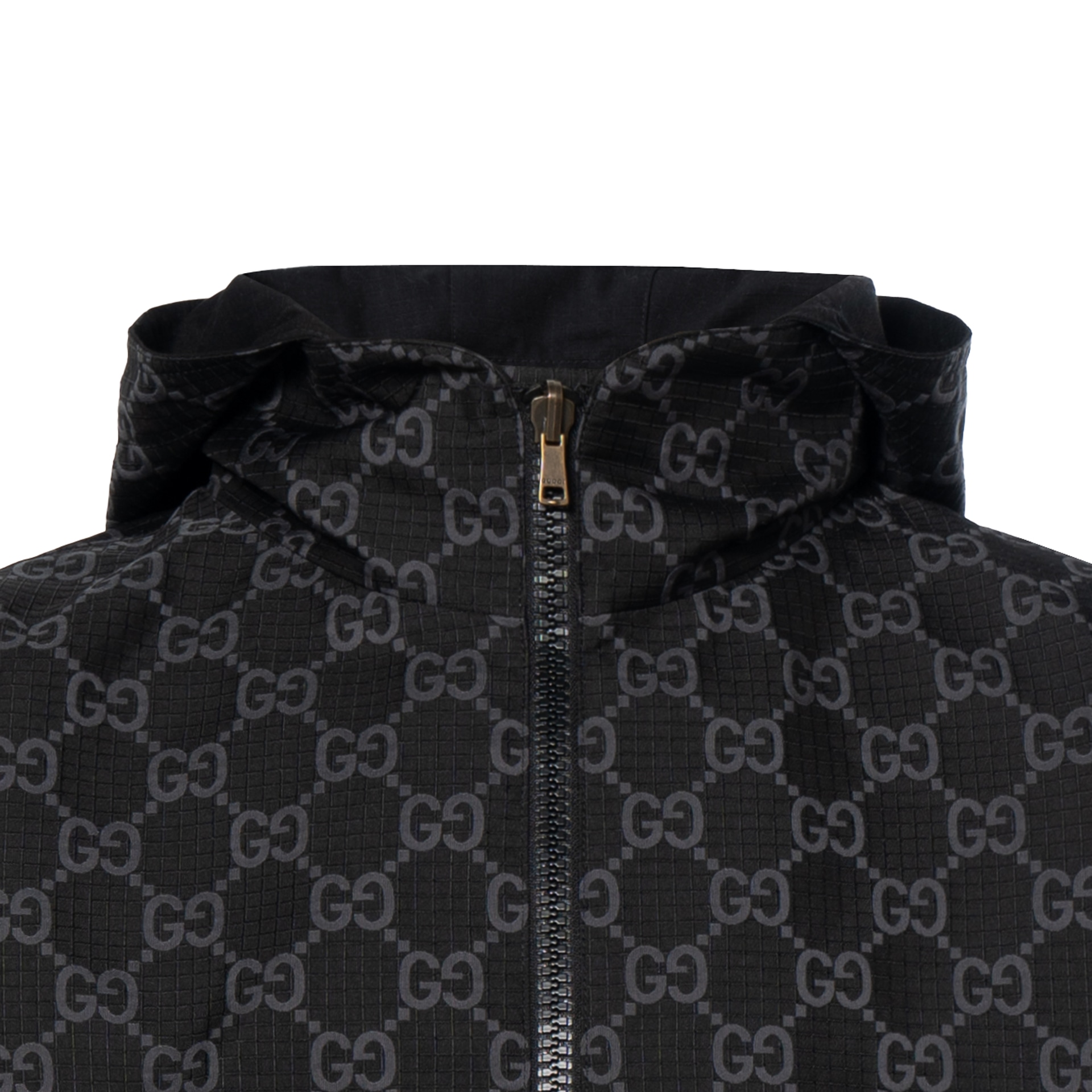Gucci FW23 Letter Logo Jacket Black — фото 3