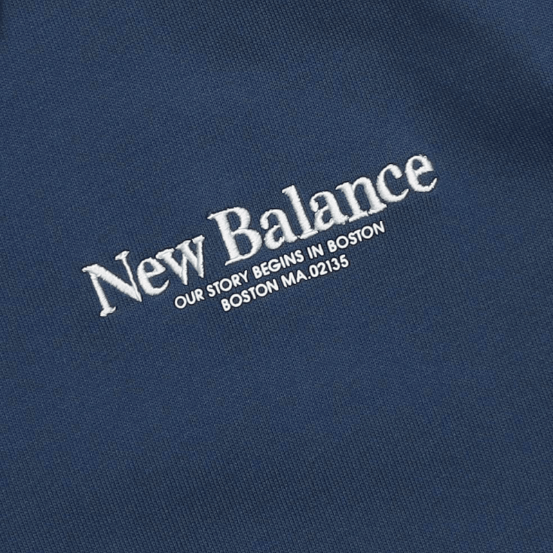 New Balance Polo Shirt Blue — фото 3