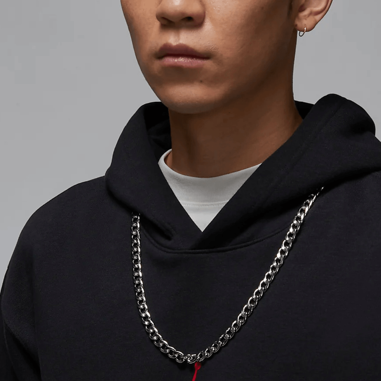 Jordan Essentials Hoodie Black White — фото 7