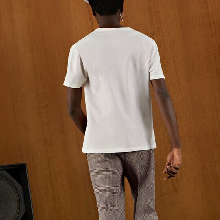 Gucci V-Neck T-Shirt White — фото 2