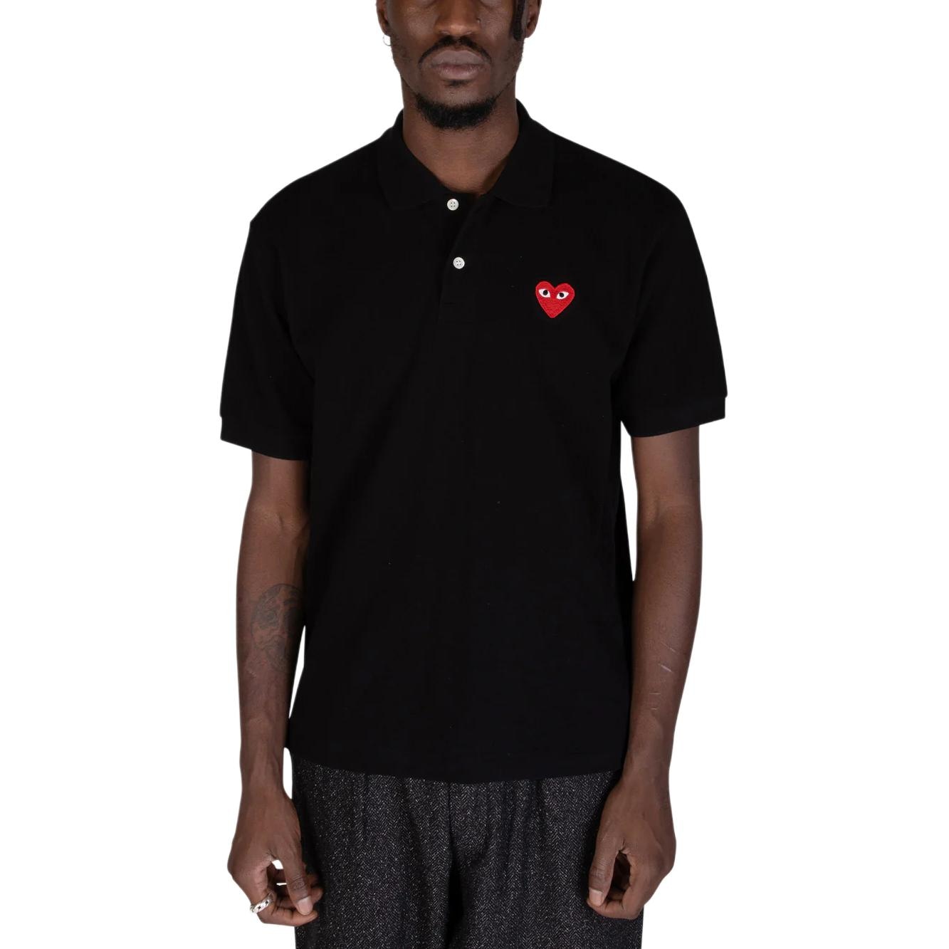 Cdg Play Polo Black — фото 2