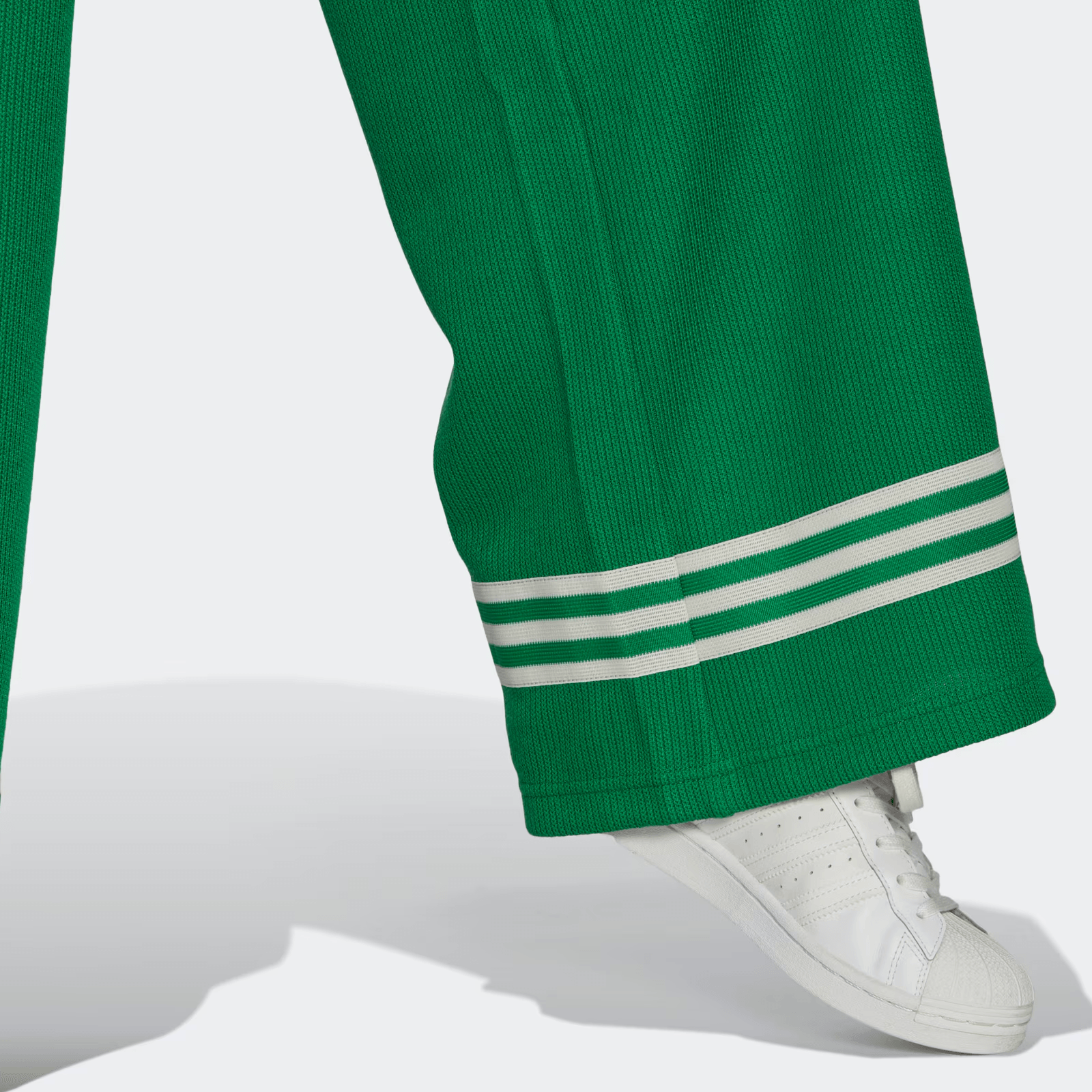 Adidas Originals Knit Wide Pants Green — фото 4