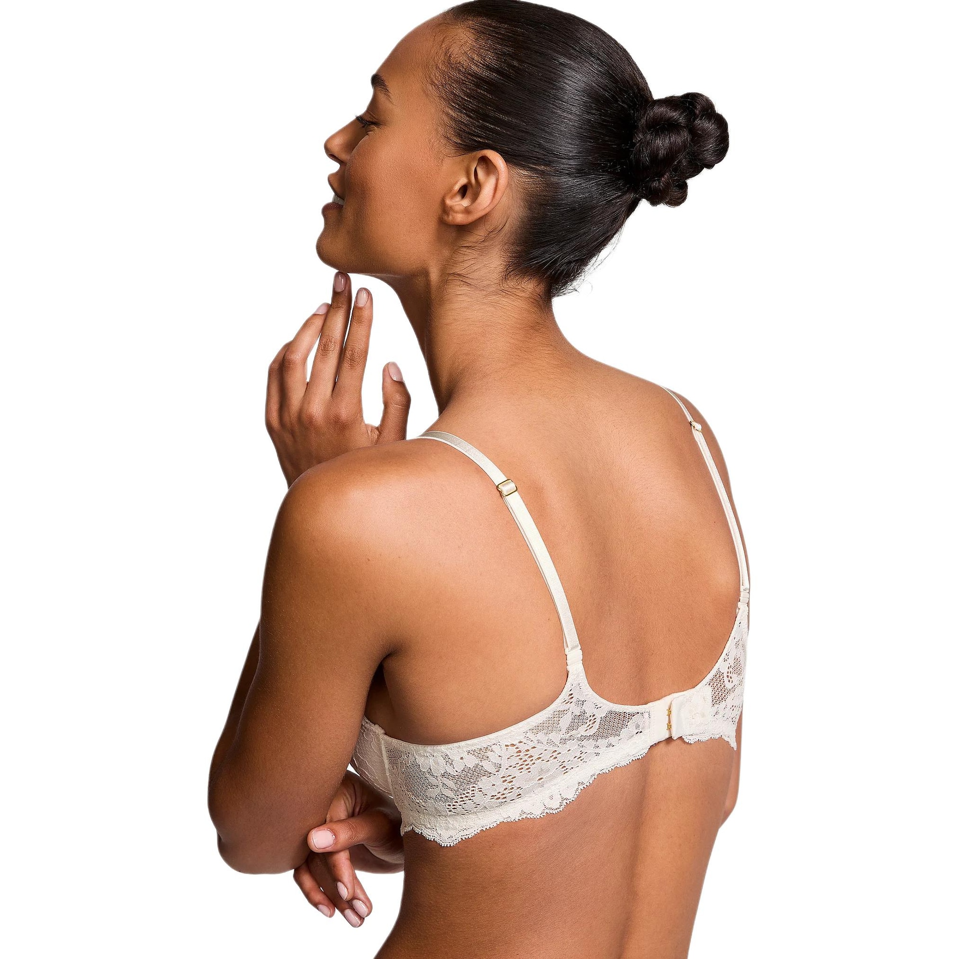 Victoria'S Secret Dream Angels Lace Push-Up Bra Coconut White — фото 3