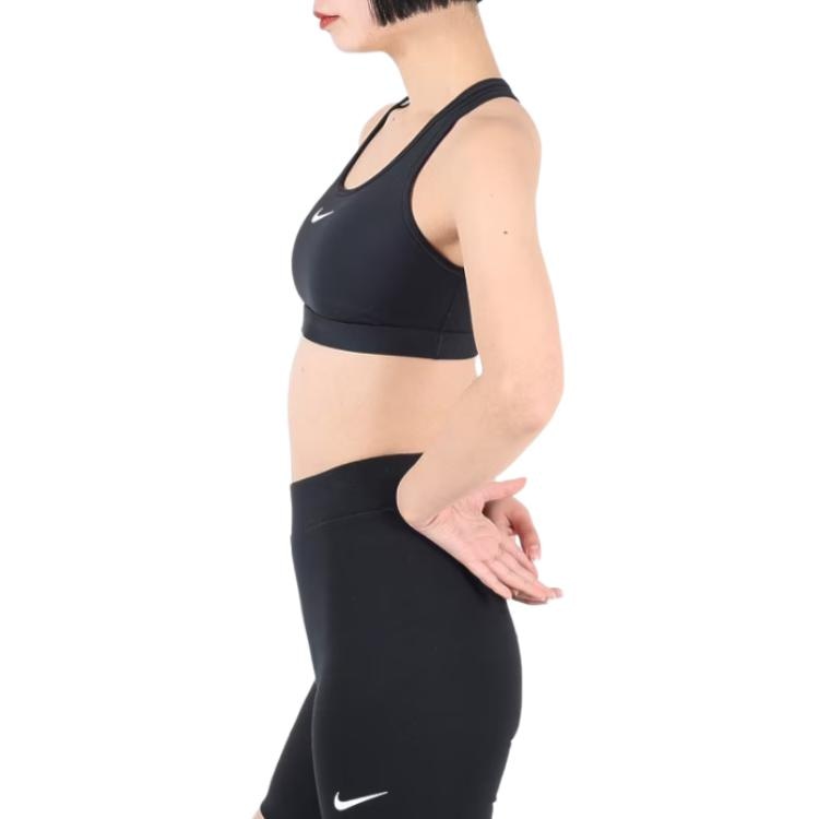 Nike Swoosh Sports Bra Black — фото 3