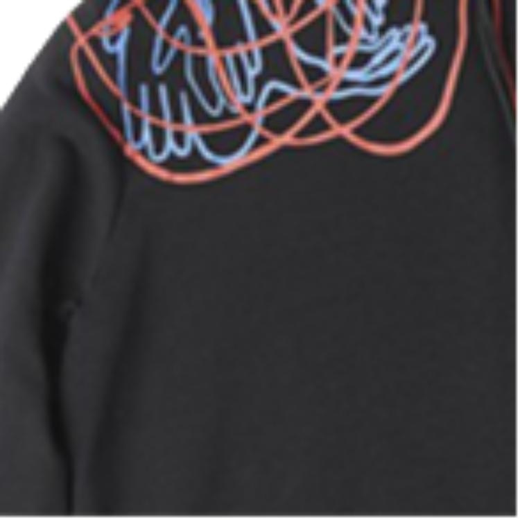 Marcelo Burlon County Of Milan Marcelo Burlon Abstract Handprint Hoodie Black — фото 2