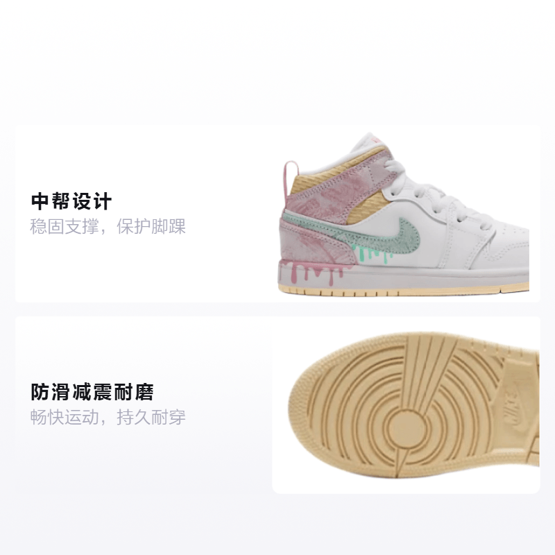 Jordan Air Jordan 1 Mid SE Ice Cream — фото 1