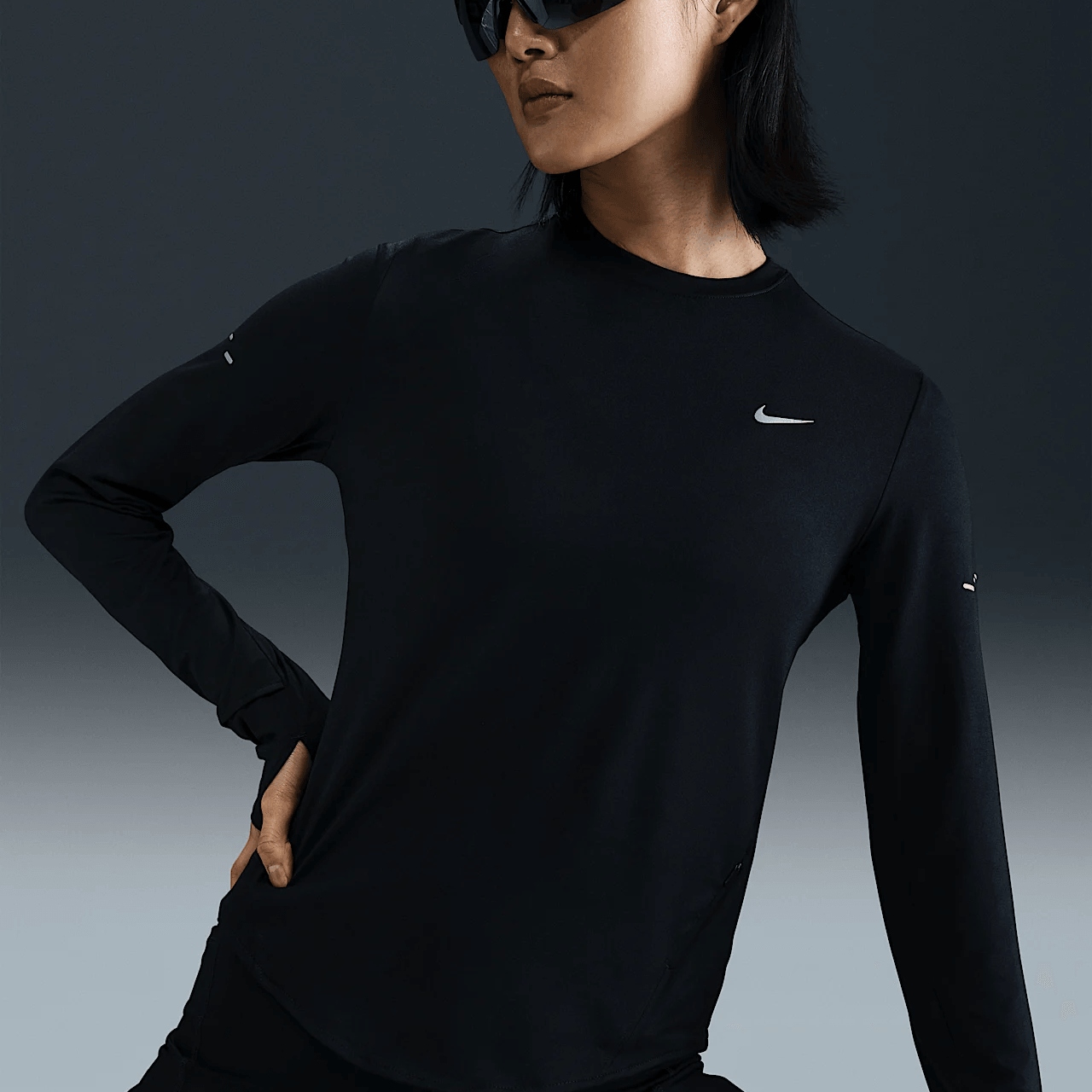 Nike SWIFT DF UV LS CRW T — фото 4