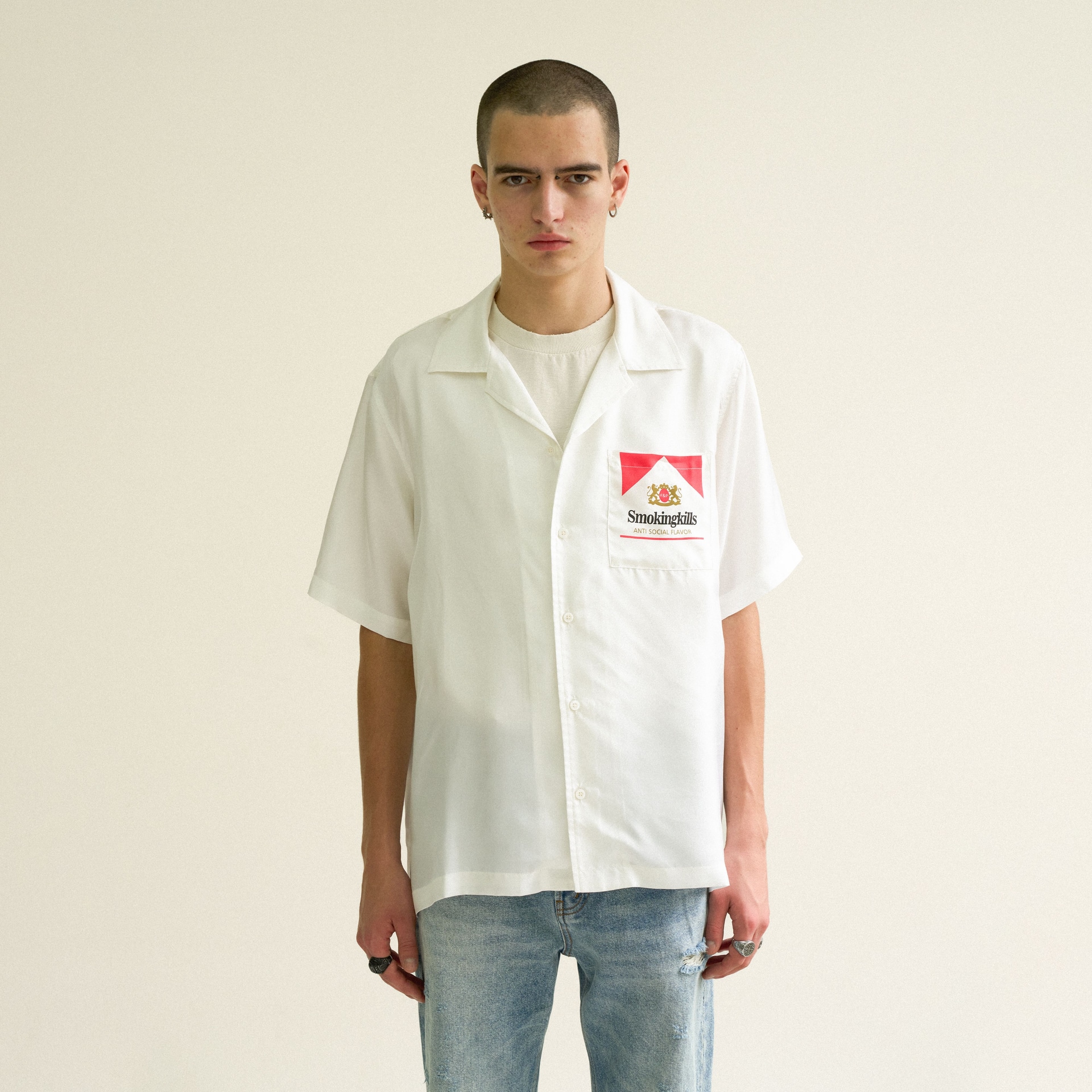 False Perception Graffiti Shirt White — фото 2