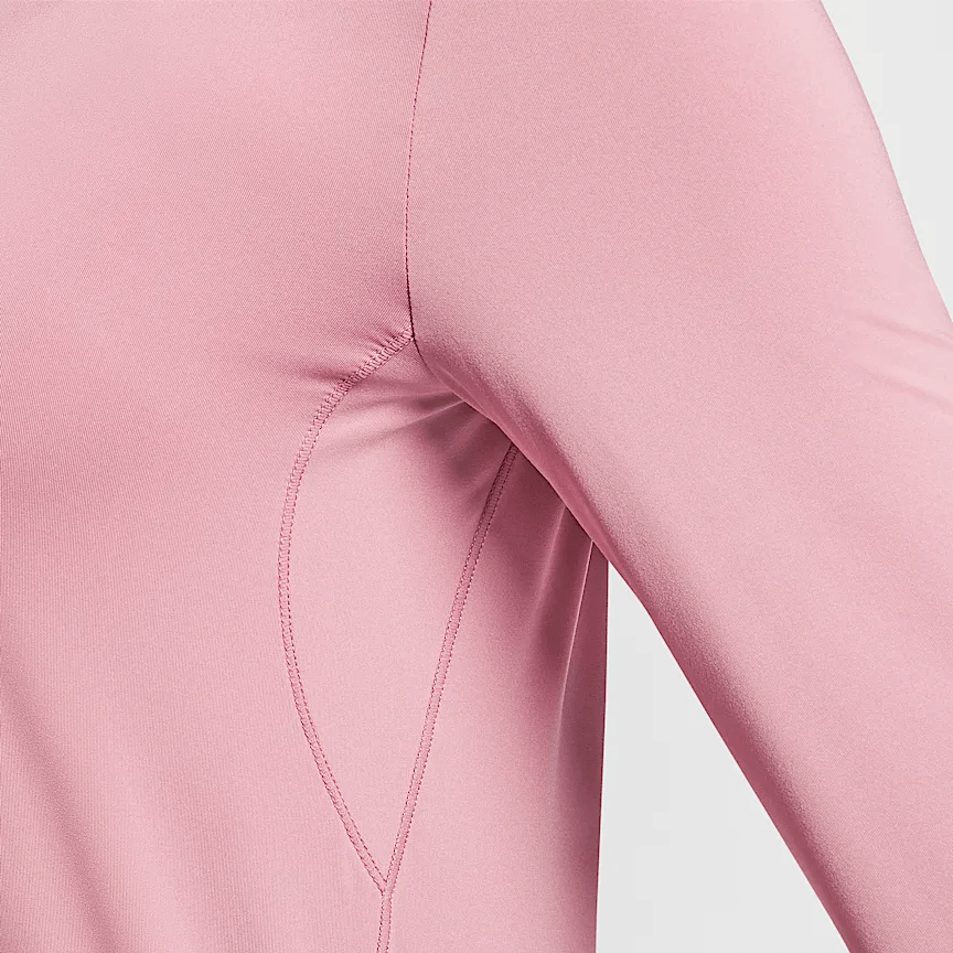 Nike Dri-Fit One Classic Long Sleeve Pink — фото 5