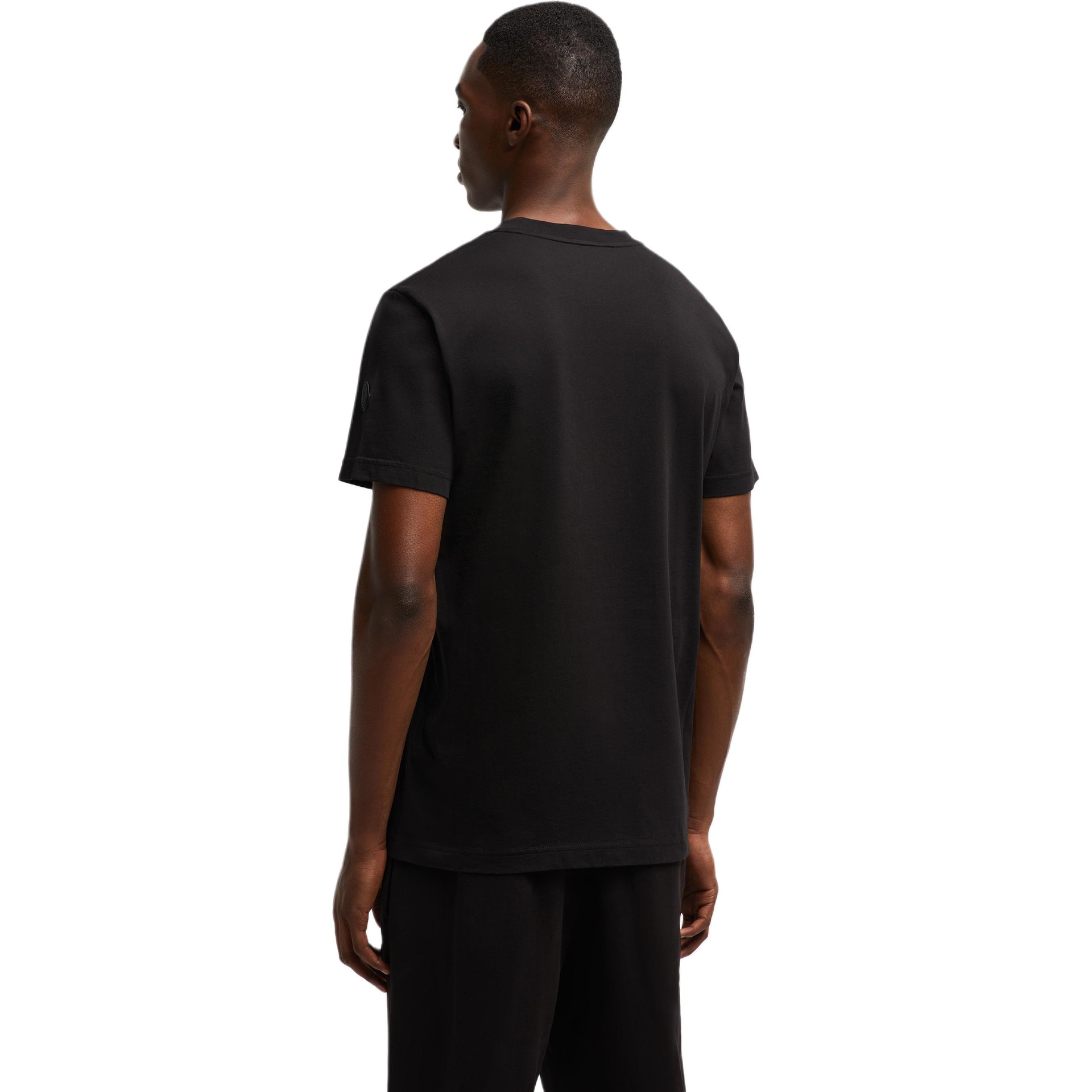 Moncler Logo Print T-Shirt Black — фото 3