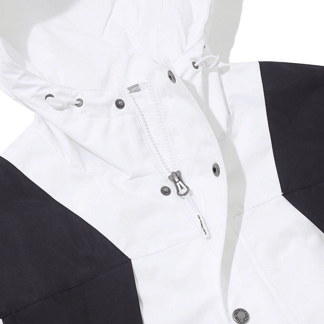 The North Face Logo Colorblock Hoodie Jacket White — фото 5