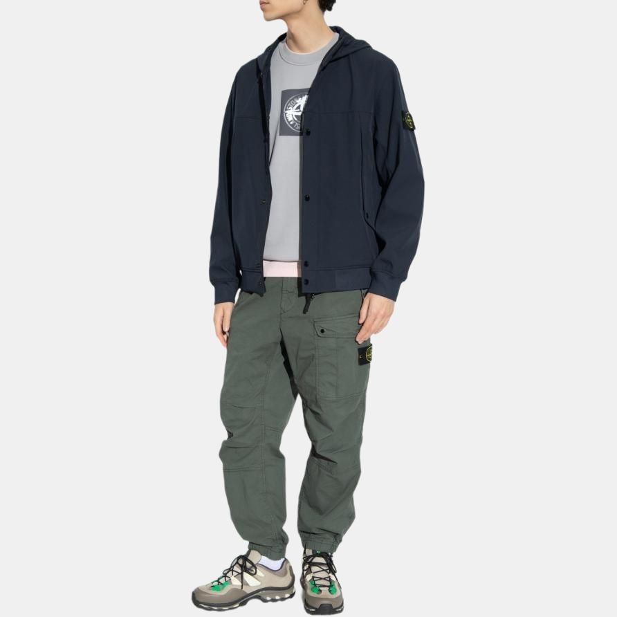 Stone Island Soft Shell Jacket Navy — фото 4