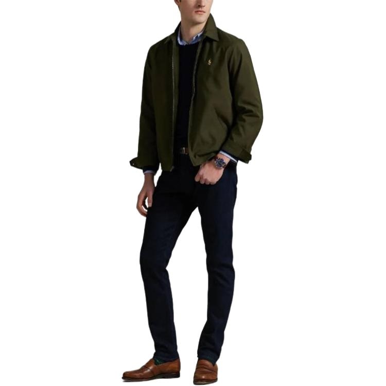 Ralph Lauren Polo Ralph Lauren Embroidered Logo Zip Jacket Green — фото 6