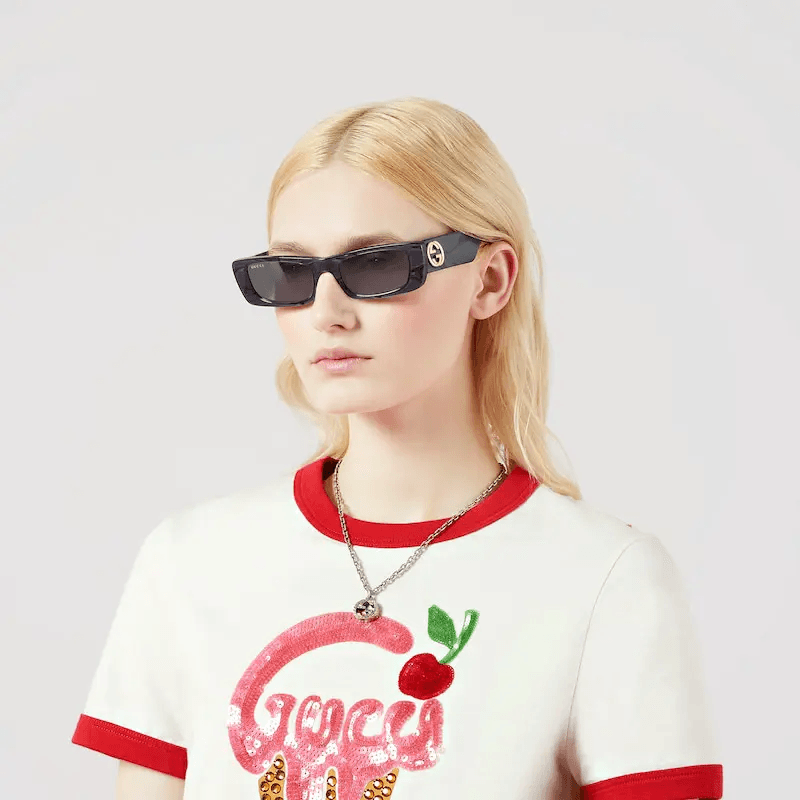 Gucci Interlocking G Silver Necklace — фото 6