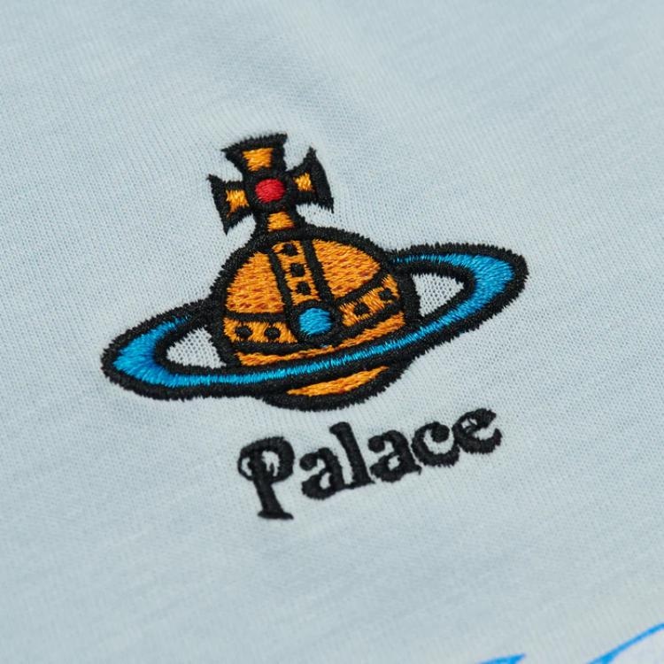 Palace x Vivienne Westwood Baby Tee Light Blue — фото 1