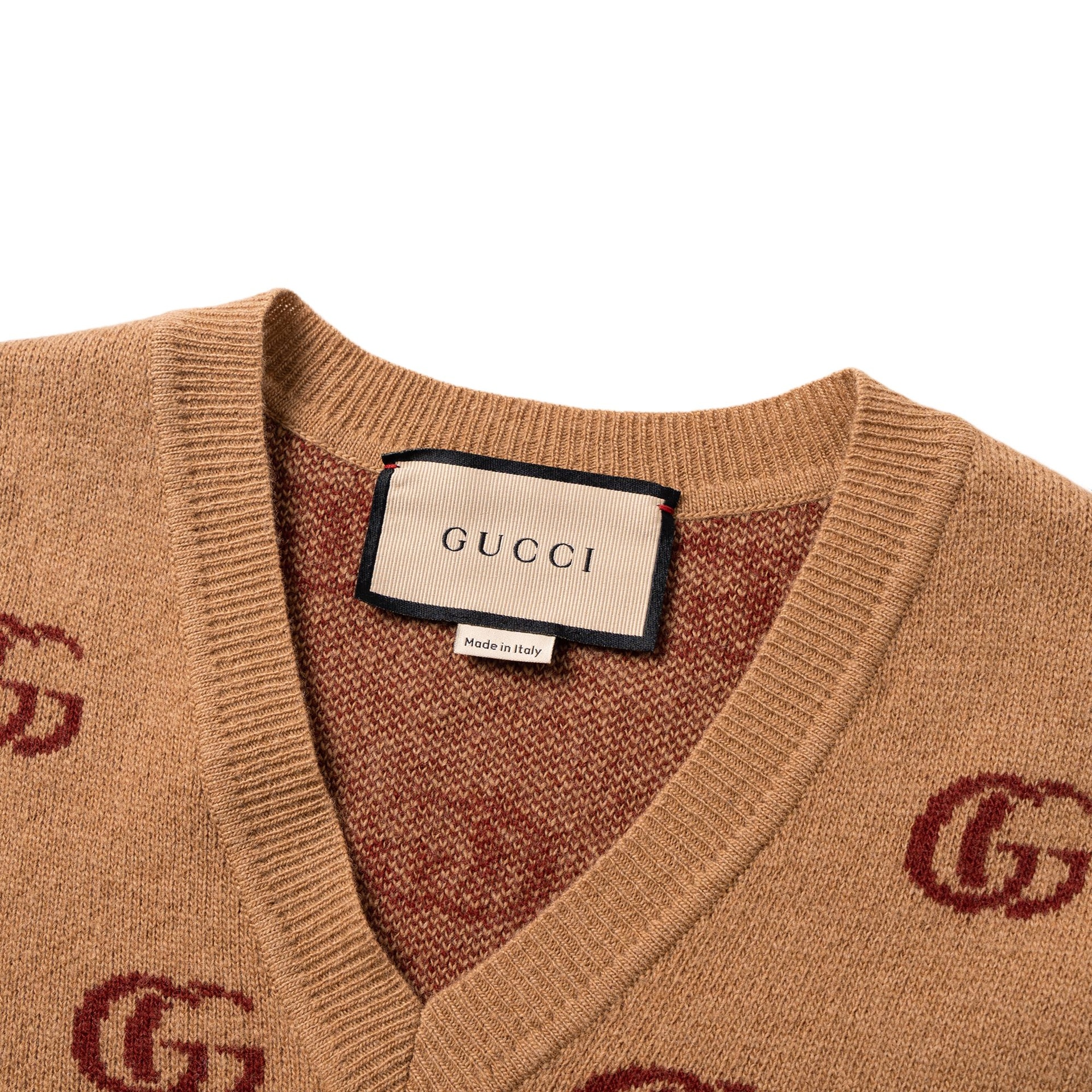 Gucci V-Neck Wool Sweater — фото 1