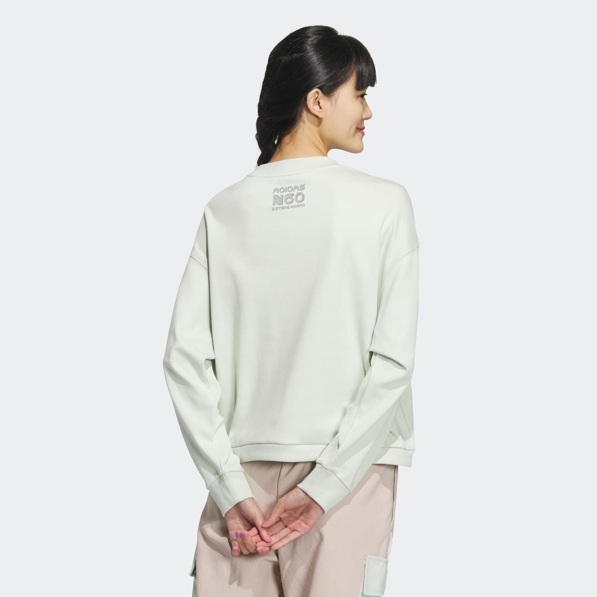 Adidas neo BASKETBALL CREWNECK SWEATSHIRT — фото 3