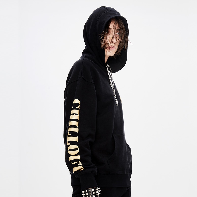 Tch Tiger Head Gold Hoodie — фото 3