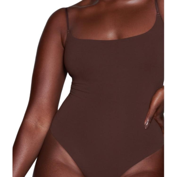 Skims Flts Everybody Caml Bodysuit Cocoa — фото 3