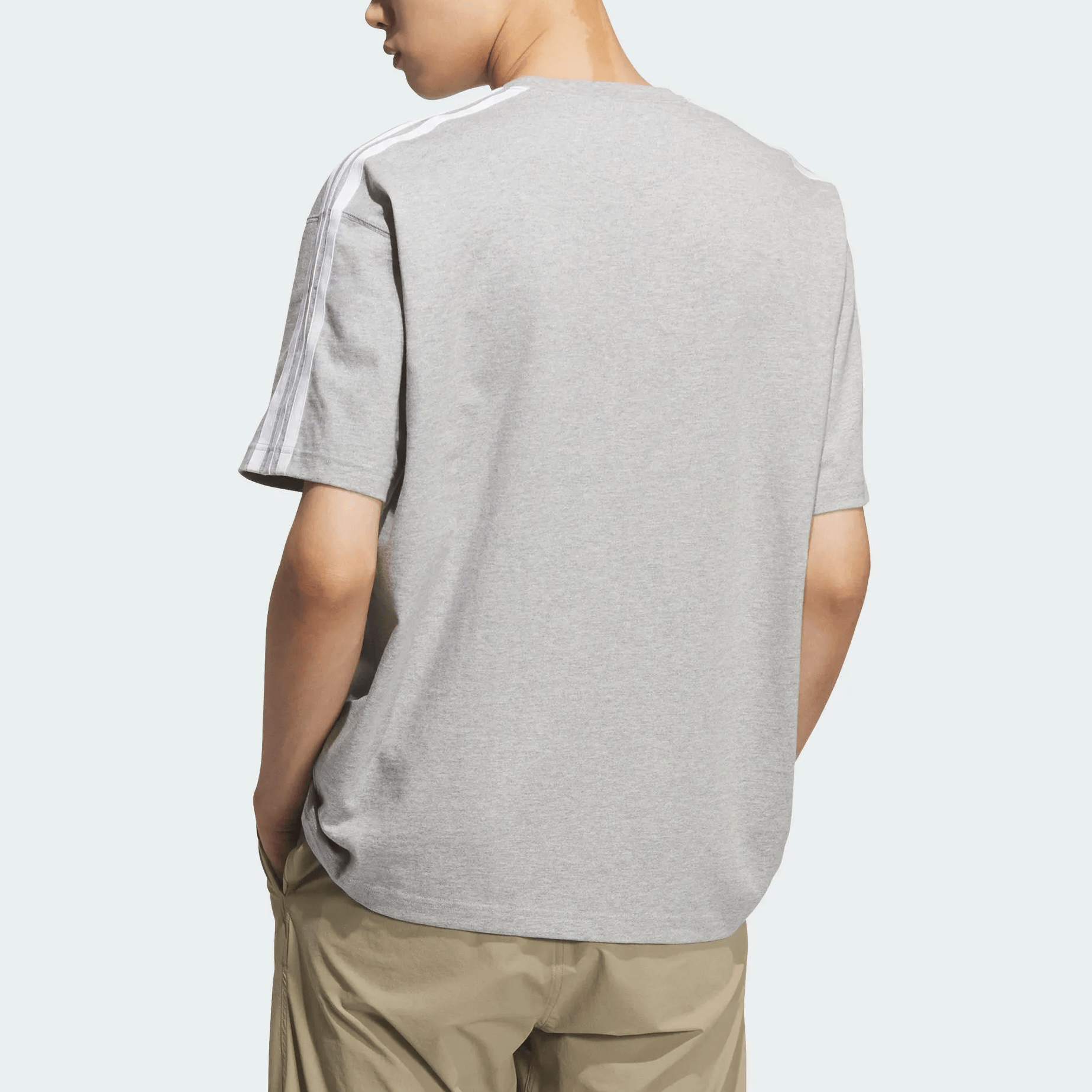 Adidas ESSENTIALS PLUS S LOOSE FIT SINGLE JERSEY T — фото 2