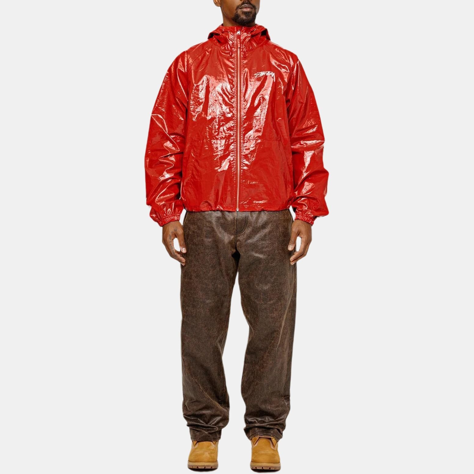 Stussy Beach Shell Coated Ripstop Jacket — фото 5